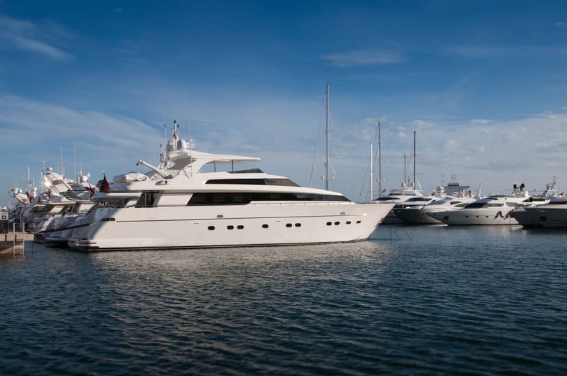 Yacht marina expensive boats